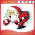 Santa Claus Christmas decoration resin epoxy fridge magnet clock